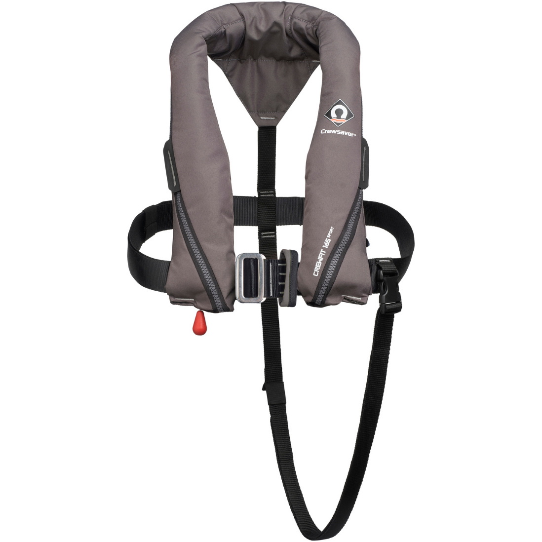 2026 Crewsaver Crewfit 165N Sport Automatic Harness Lifejacket PC-0017864 - Grey